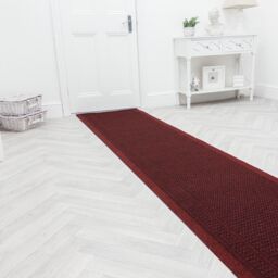 runrug Long Hallway Carpet Runner - Aztec, Red - Size: 80 cm x 390 cm - thumbnail 3