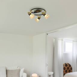 Netlighting Novara Ceiling Spotlight Clusters Gold Colours Patinated 3x E14 - thumbnail 6