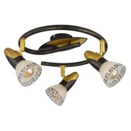 Netlighting Novara Ceiling Spotlight Clusters Gold Colours Patinated 3x E14 - thumbnail 2