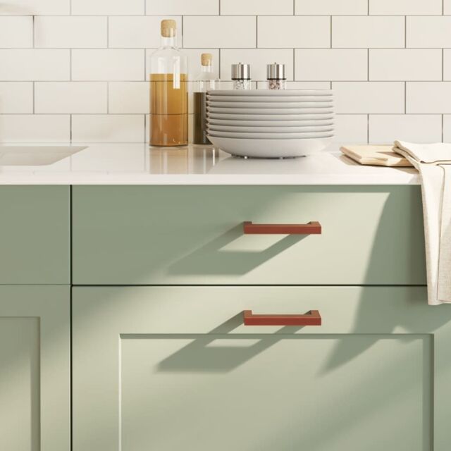 Berkfield Home Cabinet Handles 20 pcs Bronze 96 mm Stainless Steel in Brown - image 1