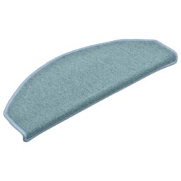 Berkfield Home Carpet Stair Treads 15 pcs Blue 65x24x4 cm - Size: Medium - thumbnail 3