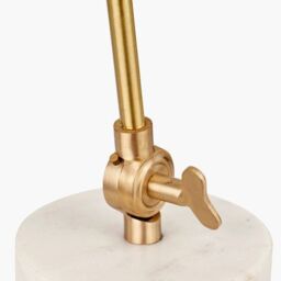 Ruma Gold Metal & Marble Table Lamp - thumbnail 5