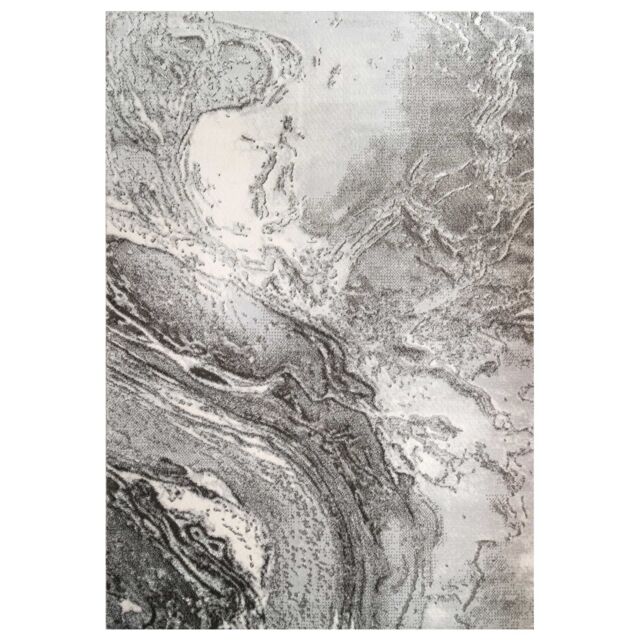 Kukoon Stone Grey Marble Modern Living Area Rug - Size: 80 cm x 150 cm - image 1
