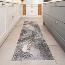 Kukoon Stone Grey Marble Modern Living Area Rug - Size: 80 cm x 150 cm - thumbnail 5