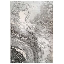 Kukoon Stone Grey Marble Modern Living Area Rug - Size: 80 cm x 150 cm - thumbnail 1