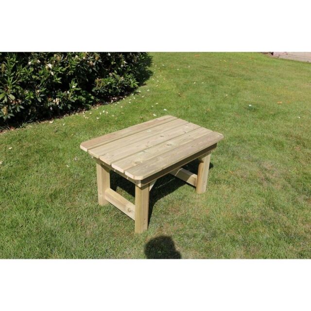 Churnet Valley Garden Furniture Ltd Coffee Table, Traditional Garden Wooden Furniture - Partially Assembled in Brown - image 1