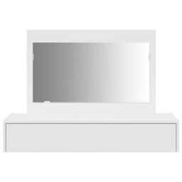 Berkfield Home Wall Hanging Dressing Table White 100x40x70 cm - Size: 100 x 40 x 70 cm - thumbnail 6