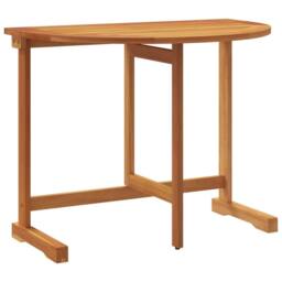 Berkfield Home 3 Piece Folding Garden Dining Set Solid Wood Acacia in Brown - thumbnail 3