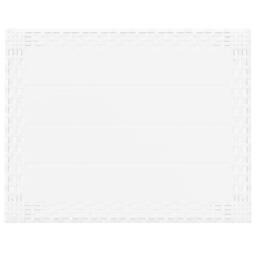 Berkfield Home Garden Table White 59x47x40 cm PP - Size: 59 x 47 x 40 cm - thumbnail 5