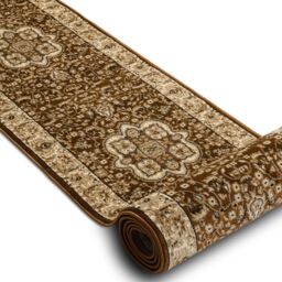 RugsX Heat-Set Royal Runner in Brown - Size: 70 cm x 390 cm - thumbnail 2