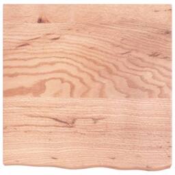 Berkfield Home Beautiful Wall Shelf Light Brown 60x60x(2-6) cm Treated Solid Wood Oak - thumbnail 4