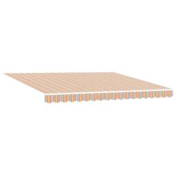 Berkfield Home Manual Retractable Awning Multicolour Stripe 400x300 cm - thumbnail 4