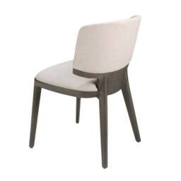 Angel Cerda Light Grey Fabric Dining Chair with Oak Legs - thumbnail 6