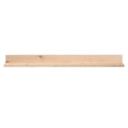 Berkfield Home Wall Shelves 2 pcs 110x11x9 cm Solid Wood Pine in Brown - Size: 110 x 11 x 9 cm - thumbnail 3