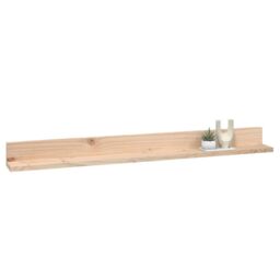 Berkfield Home Wall Shelves 2 pcs 110x11x9 cm Solid Wood Pine in Brown - Size: 110 x 11 x 9 cm - thumbnail 6