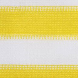 Berkfield Home Balcony Screen Yellow & White 120x600 cm HDPE - thumbnail 2