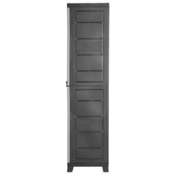 Berkfield Home Plastic Cabinet 65x45x181 cm in Grey - Size: 65 x 45 x 181 cm - thumbnail 4