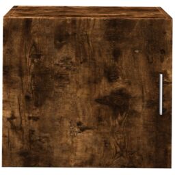 Berkfield Home Wall Cabinet Smoked Oak 45x42.5x40 cm Engineered Wood in Brown - thumbnail 4