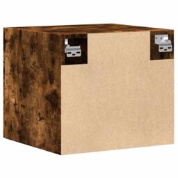 Berkfield Home Wall Cabinet Smoked Oak 45x42.5x40 cm Engineered Wood in Brown - thumbnail 6