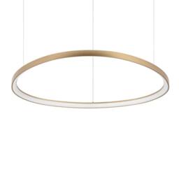 Netlighting Gemini 105cm LED Integrated LED Pendant Ceiling Light Brass 2700K in Gold
