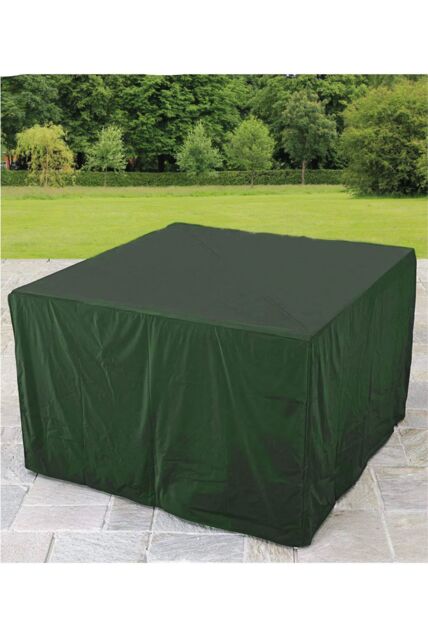 Groundlevel Square Waterproof Garden Furniture cover in Green - image 1