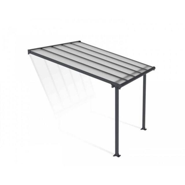 Palram Patio Cover Olympia 3 x 3.05 Clear - L307 x W300 x H305 cm - Grey - image 1