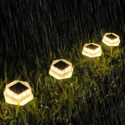 Leaper Outdoor Patio Decoration Stair Steps Lights in Blue - thumbnail 2