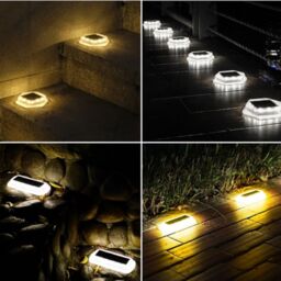 Leaper Outdoor Patio Decoration Stair Steps Lights in Blue - thumbnail 3