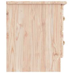 Berkfield Home Bedside Cabinet ALTA 43x35x40.5 cm Solid Wood Pine in Natural - thumbnail 5