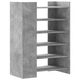 Berkfield Home Shoe Cabinet Concrete Grey 74.5x37.5x100 cm Engineered Wood - thumbnail 6