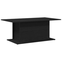 Berkfield Home Coffee Table Black Oak 102x55, 5x40 cm cm Engineered Wood - thumbnail 2