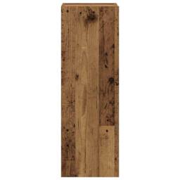 Berkfield Home Wall Mounted TV cabinets 4 pcs Old Wood Engineered Wood in Brown - thumbnail 5