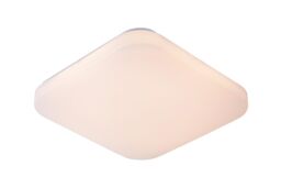 Lucide 'OTIS' Non Dimmable Stylish Decorative Indoor LED Flush Ceiling Light in White - thumbnail 1