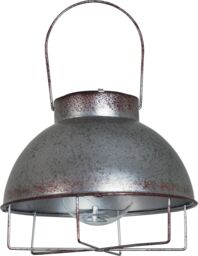 Luxform Solar Steel Wire Hanging Lantern Pittsburg in Metallics - thumbnail 1