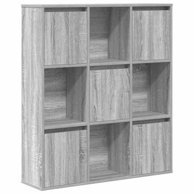 Berkfield Home Bookcase Grey Sonoma 89x24x101.5 cm Engineered Wood - image 1