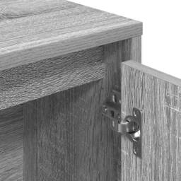 Berkfield Home Bookcase Grey Sonoma 89x24x101.5 cm Engineered Wood - thumbnail 8