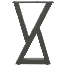 Berkfield Home Coffee Table Legs 2 pcs Anthracite 38x(42-43.3) cm Steel - thumbnail 5