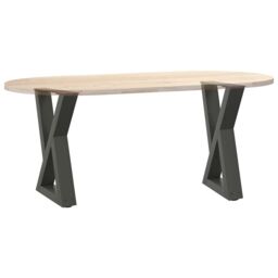 Berkfield Home Coffee Table Legs 2 pcs Anthracite 38x(42-43.3) cm Steel - thumbnail 8
