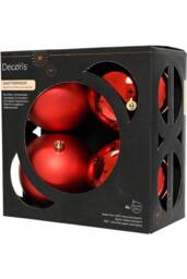 Kaemingk Polystyrene Christmas Bauble (Pack of 4) in Red