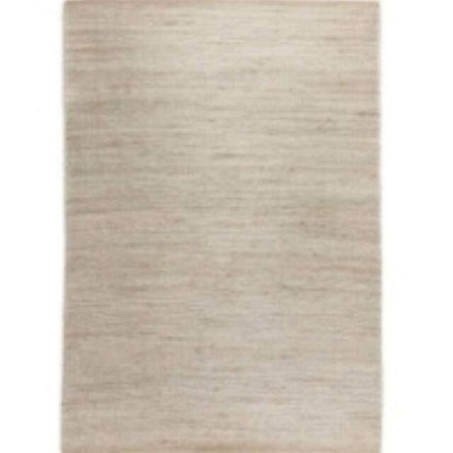 THE RUGS Handloom Jute Rug Dhaka Natural Jute Wool Cotton Woven Rug in Cream - Size: 80 cm x 150 cm - image 1
