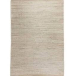 THE RUGS Handloom Jute Rug Dhaka Natural Jute Wool Cotton Woven Rug in Cream - Size: 80 cm x 150 cm