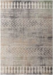 Livabliss Roma-Modern Grey Off-White Charcoal Living Dining Bedroom Rug in Dark Grey - Size: 80 cm x 220 cm - thumbnail 8