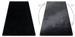 RugsX Posh Rug in Black - Size: 120 cm x 160 cm - thumbnail 3