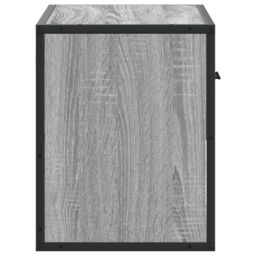 Berkfield Home TV Cabinet Grey Sonoma 60x31x39.5 cm Engineered Wood & Metal - thumbnail 5