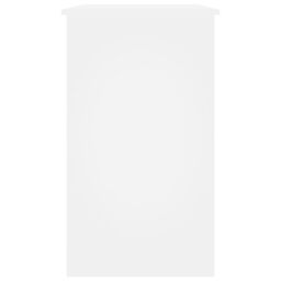 Berkfield Home Desk White 90x45x76 cm Engineered Wood - Size: 90 x 45 x 76 cm - thumbnail 6