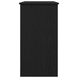 Berkfield Home Desk Black 80x40x75 cm Engineered Wood - Size: 80 x 40 x 75 cm - thumbnail 6