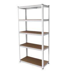 Monstershop 3 x E-Rax White Metal Racking Units - thumbnail 7