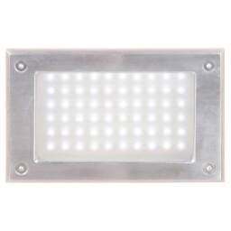 Netlighting Outdoor Recessed Wall Light Stainless Steel IP65 in Grey