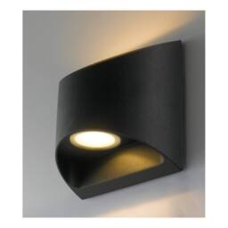 Netlighting VEYRON Outdoor LED Up Down Light Black IP54 522lm 4000K 12.3x13x6.9cm - Size: 12.3x13x6.9 cm - thumbnail 2