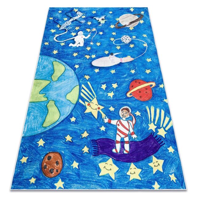 RugsX Bambino Rug in Blue - Size: 120 cm x 170 cm - image 1